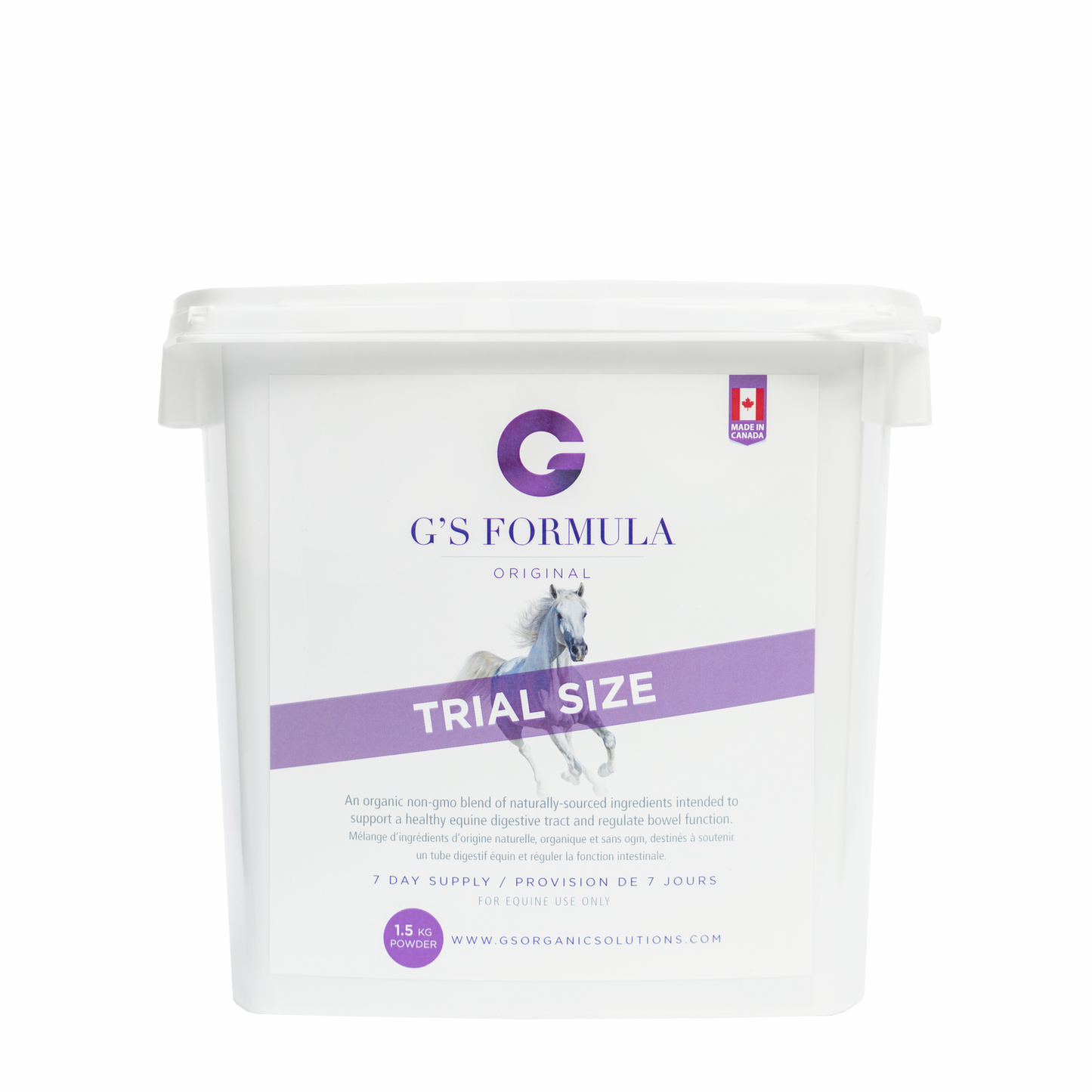 G'S Formula for Horses 1.5KG Trial Tub
