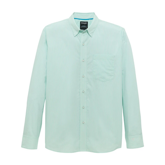 Wrangler Men's Long Sleeve Cody Johnson Classic Fit Shirt - Ceramic