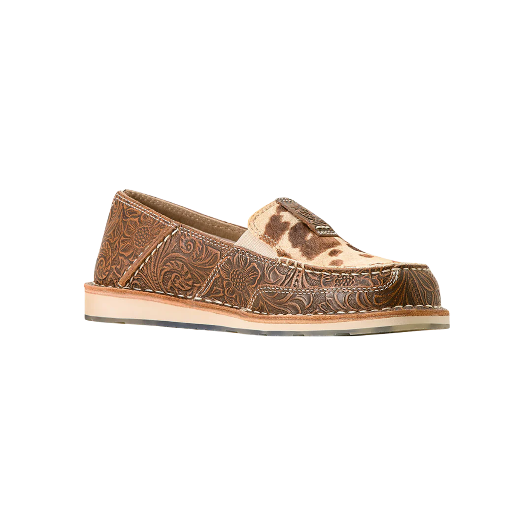 **Ariat Women's Cruiser Shoes Tan Floral Embossed