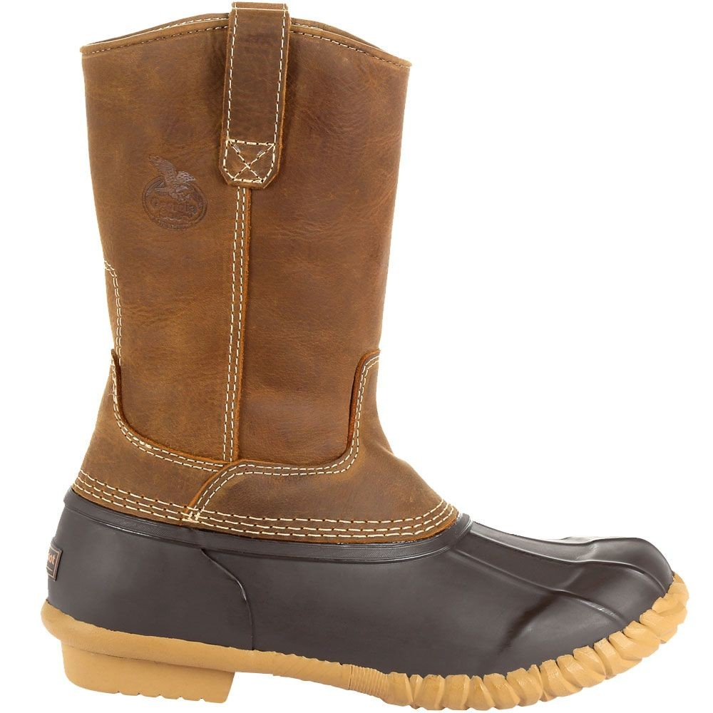 **Georgia Boot Unisex Brown 10" Work Brown