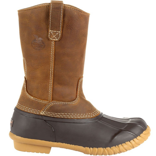 **Georgia Boot Unisex Brown 10" Work Brown