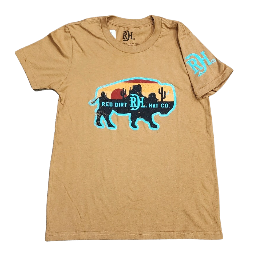 Red Dirt Hat Co. Billboard T-Shirt - Tan