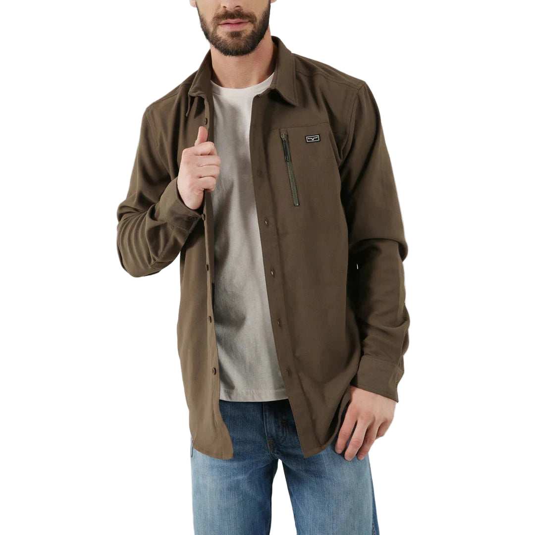 ***Kimes Men's Hart Shirt Jacket