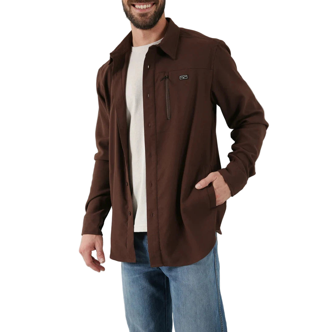 ***Kimes Men's Hart Shirt Jacket