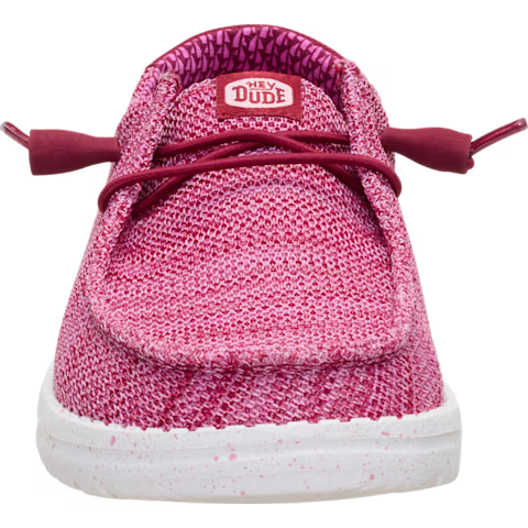 Hey Dude Women's Wendy Stretch Sox Shoes - Rumba Red