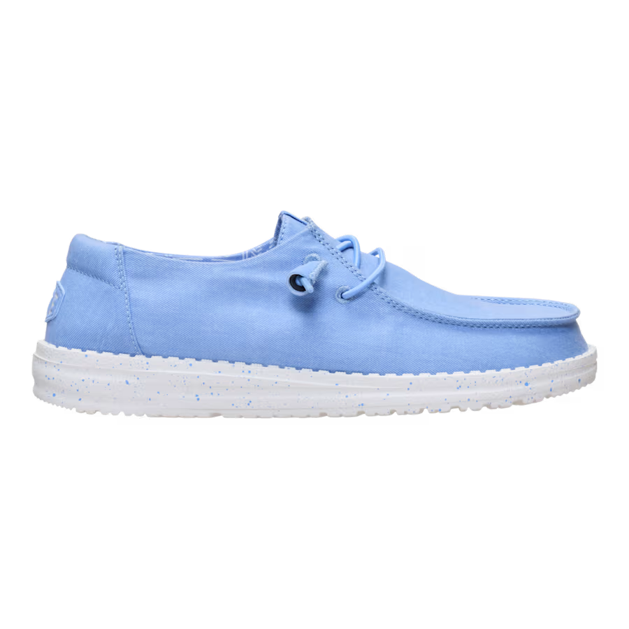 Hey Dude Women's Wendy Stretch Canvas Shoes- Hydrangea Blue