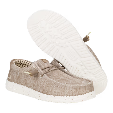 Hey Dude Men's Wally Stretch Sox Shoes - Tan