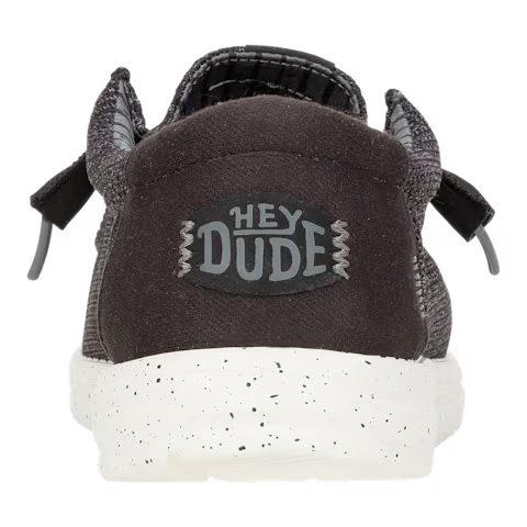 Hey Dude Men's Wally Stretch Sox Shoes - Black/White