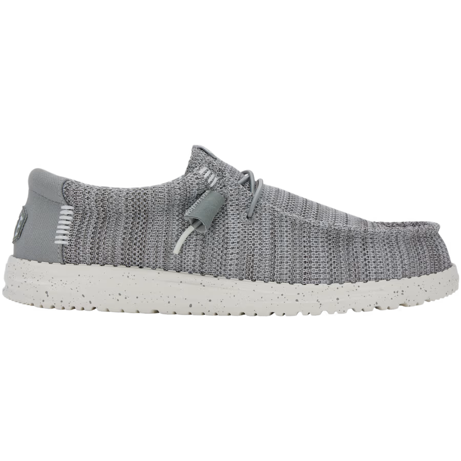 Hey Dude Men's Wally Stretch Sox Shoes - Grey