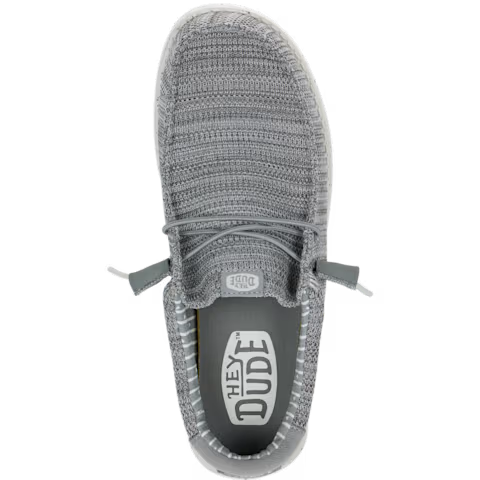 Hey Dude Men's Wally Stretch Sox Shoes - Grey