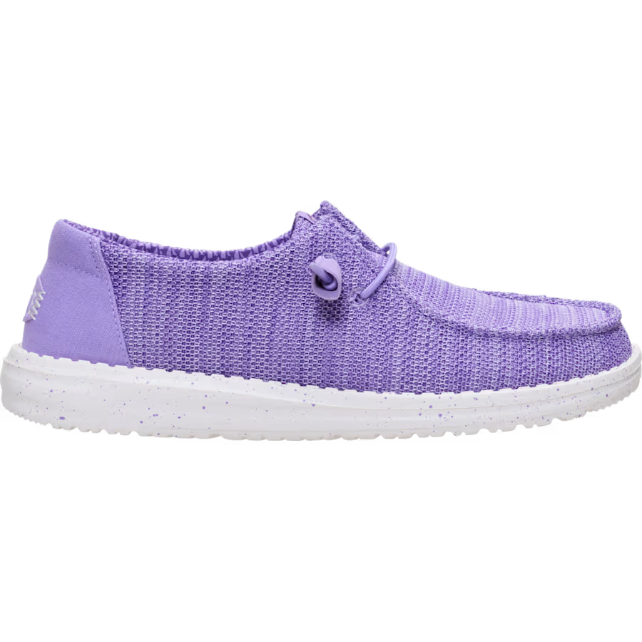 Hey Dude Women's Wendy Stretch Sox Shoes - Purple