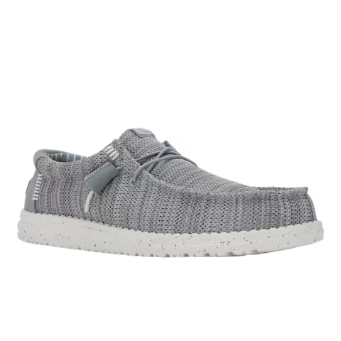 Hey Dude Men's Wally Stretch Sox Shoes - Grey