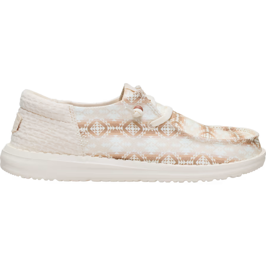 Hey Dude Women's Wendy Funk Waffle Teton Shoes - Parchment/Multi