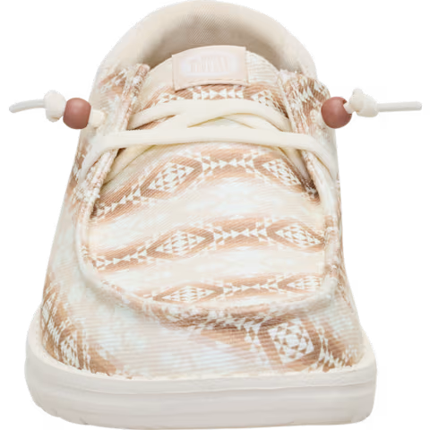 Hey Dude Women's Wendy Funk Waffle Teton Shoes - Parchment/Multi
