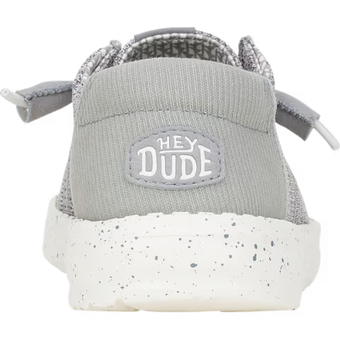 Hey Dude Women's Wendy Wide Stretch Sox Shoes - Light Grey