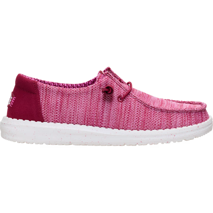 Hey Dude Women's Wendy Stretch Sox Shoes - Rumba Red