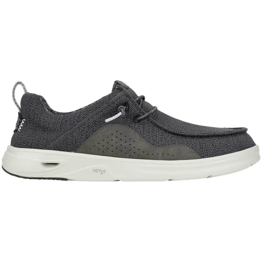 Hey Dude Men's Wally Hey2O Mesh Shoes - Black/Monument Grey
