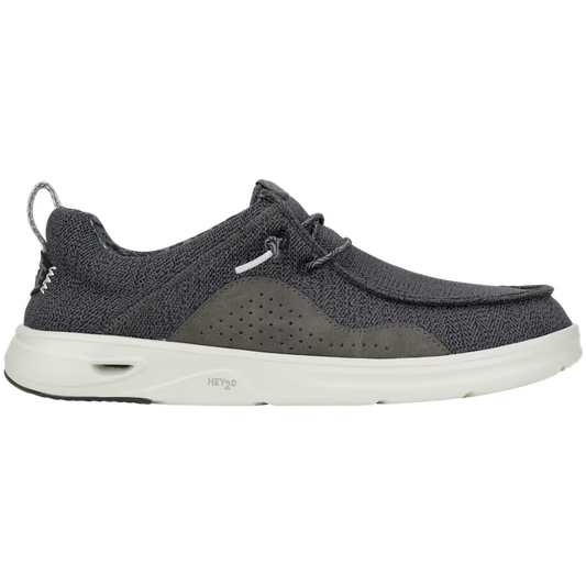 Hey Dude Men's Wally Hey2O Mesh Shoes - Black/Monument Grey