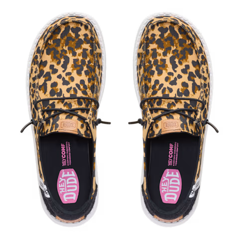 Hey Dude Women's Wendy Wildcat Shoe- Leopard