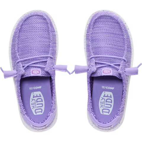 Hey Dude Youth Stretch Sox- Purple