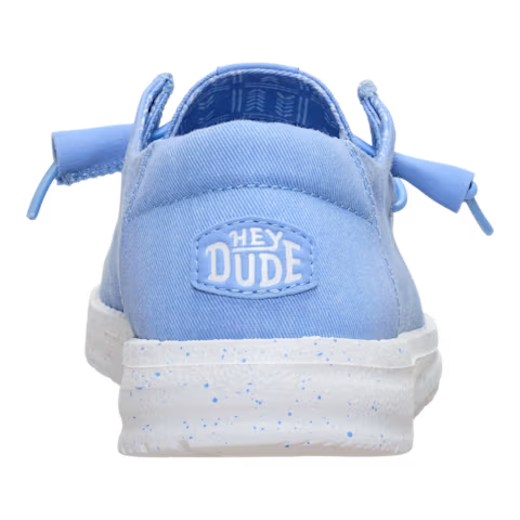 Hey Dude Women's Wendy Stretch Canvas Shoes- Hydrangea Blue