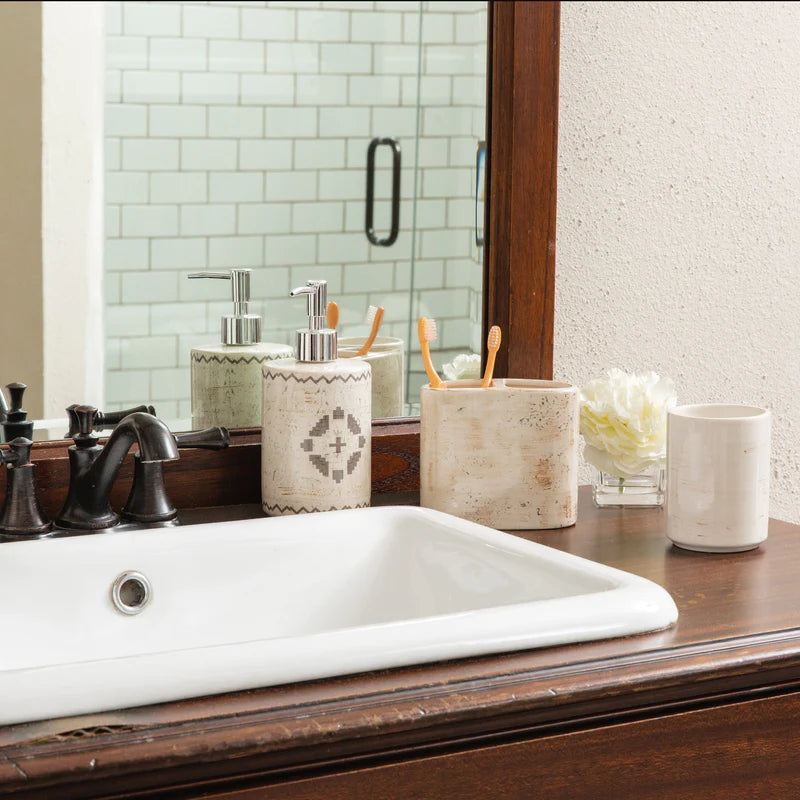 HiEnd Ceramic 3-Pc Countertop Bathroom Set - Dakota