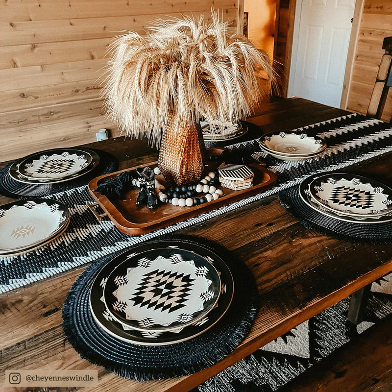HiEnd 16-Pc Ceramic Dinnerware Set - Chalet Aztec