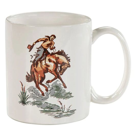 HiEnd Accents Ranch Life Bronco Coffee Mug
