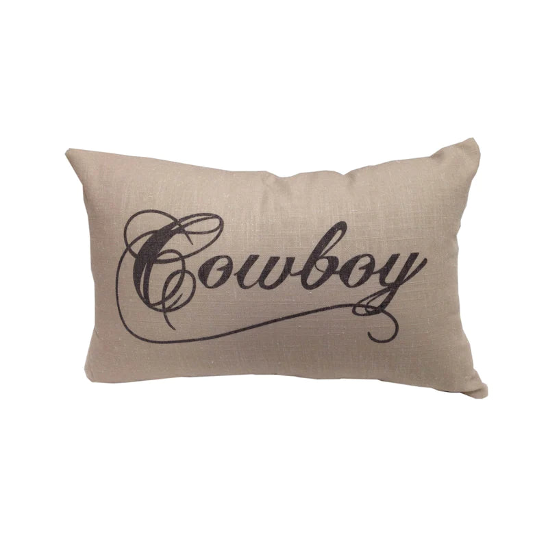 HiEnd Cowboy Linen Lumbar Pillow