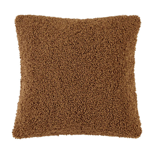 HiEnd Accents Teddy Pillow- Umber