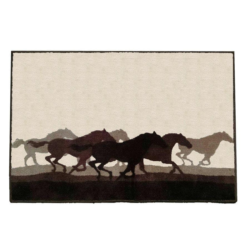 HiEnd Horse Stampede Kitchen/Bath Rug