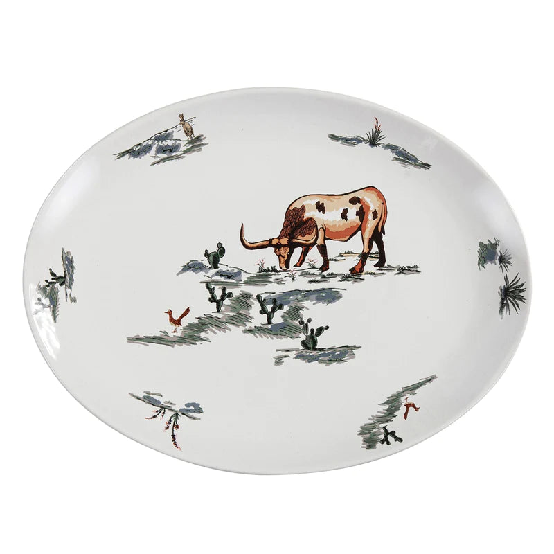 HiEnd Ranch Life Ceramic Serving Platter