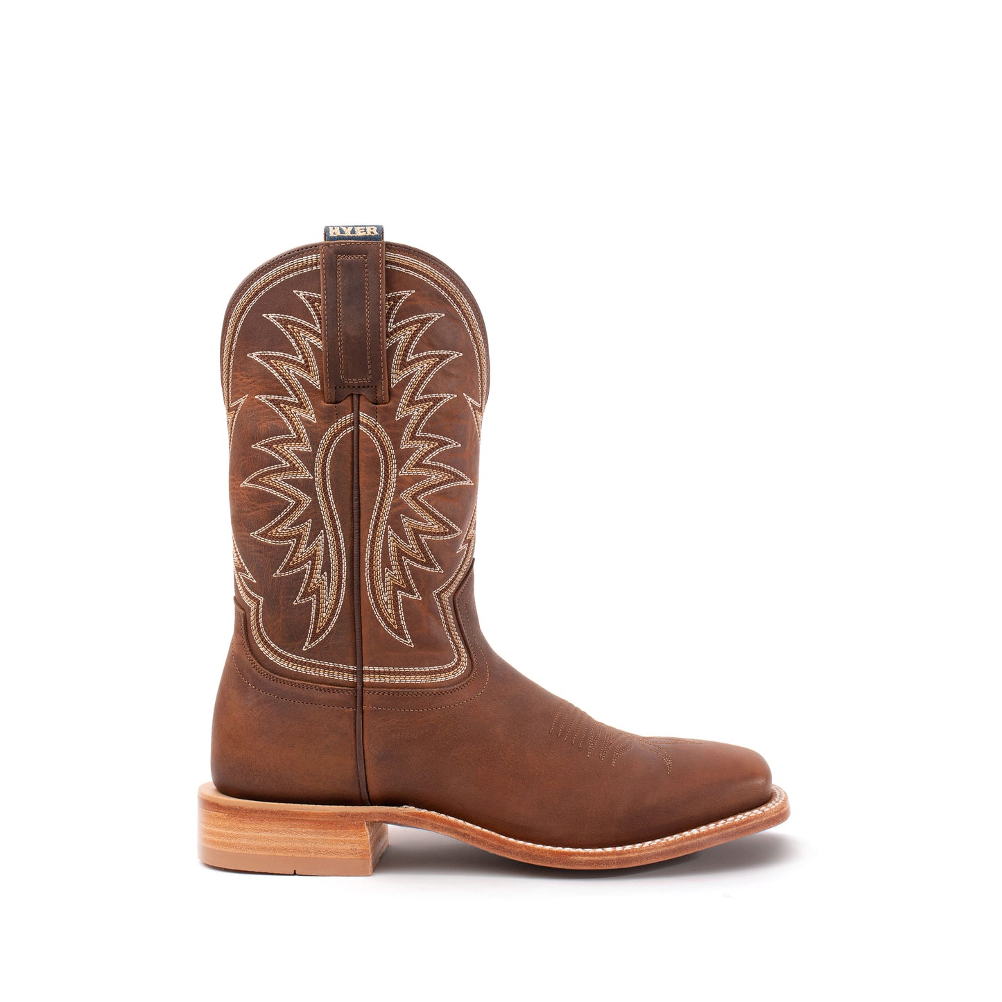 Hyer Men's LeRoy Western Boot- Brown