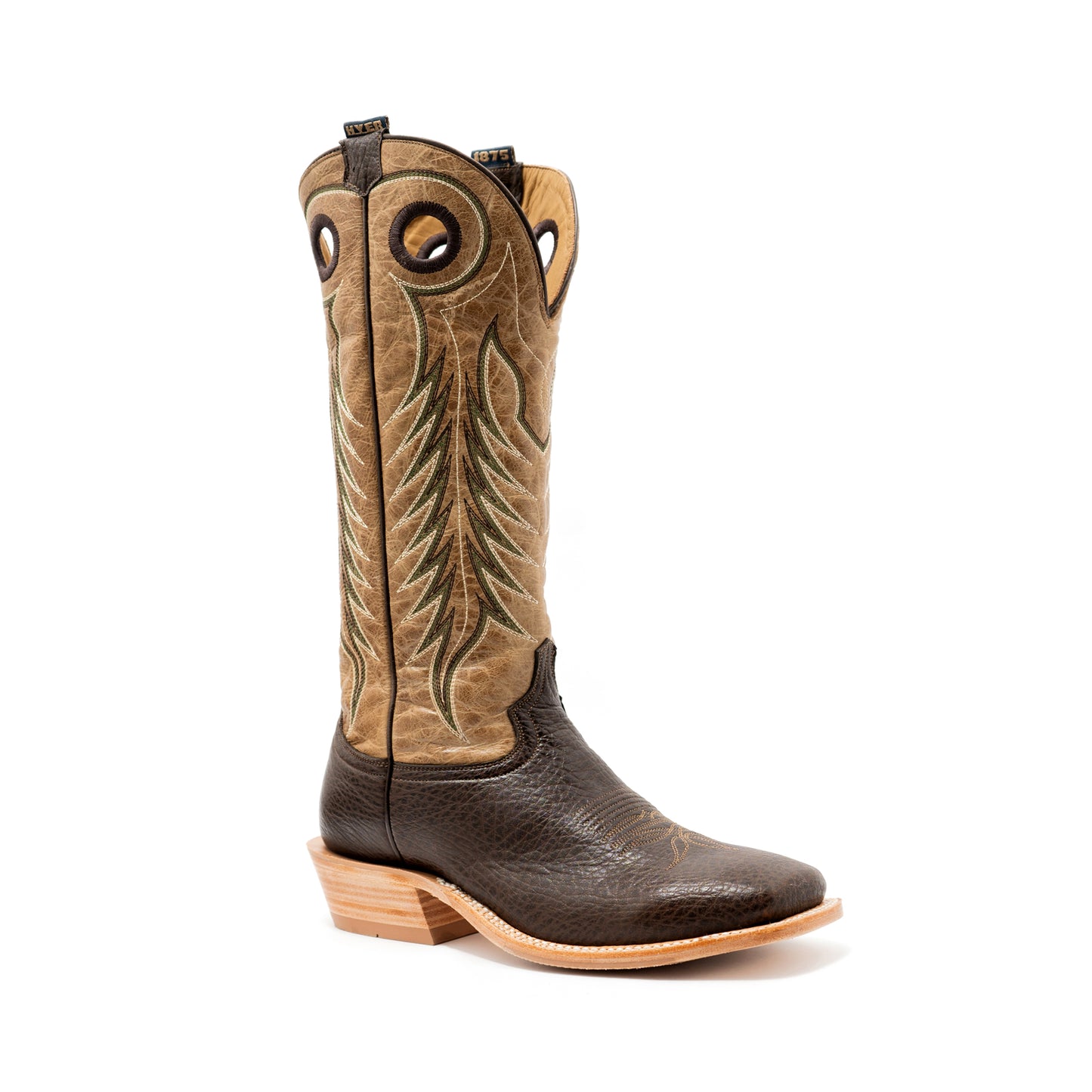 Hyer Men's Elsworth Western Boot- Brown