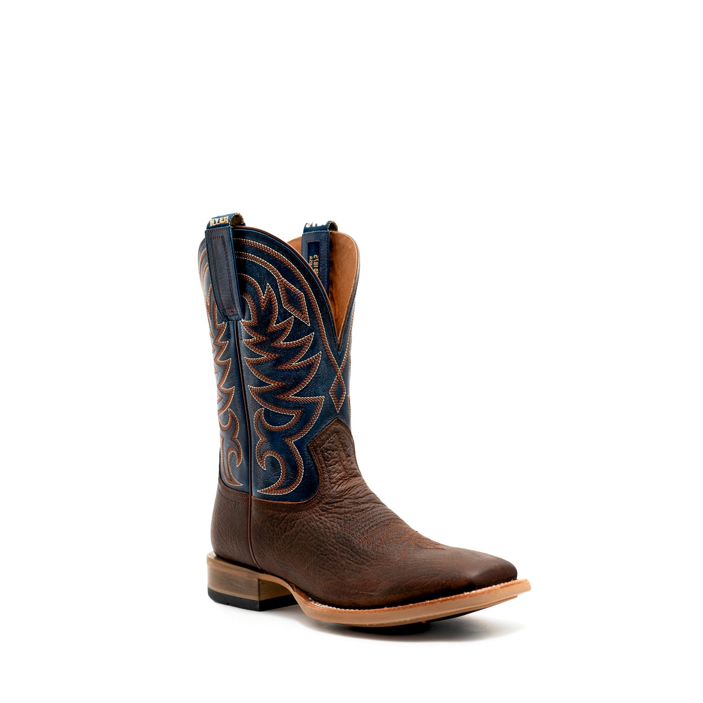 Hyer Men's Clyde Western Boot- Brown