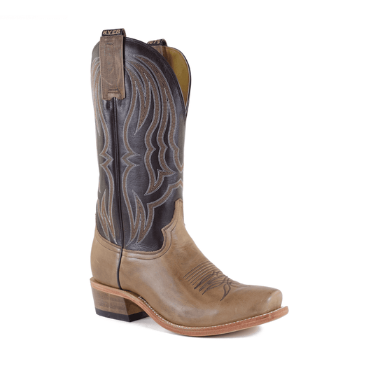 HYER Men's Stafford Western Boot-Tan