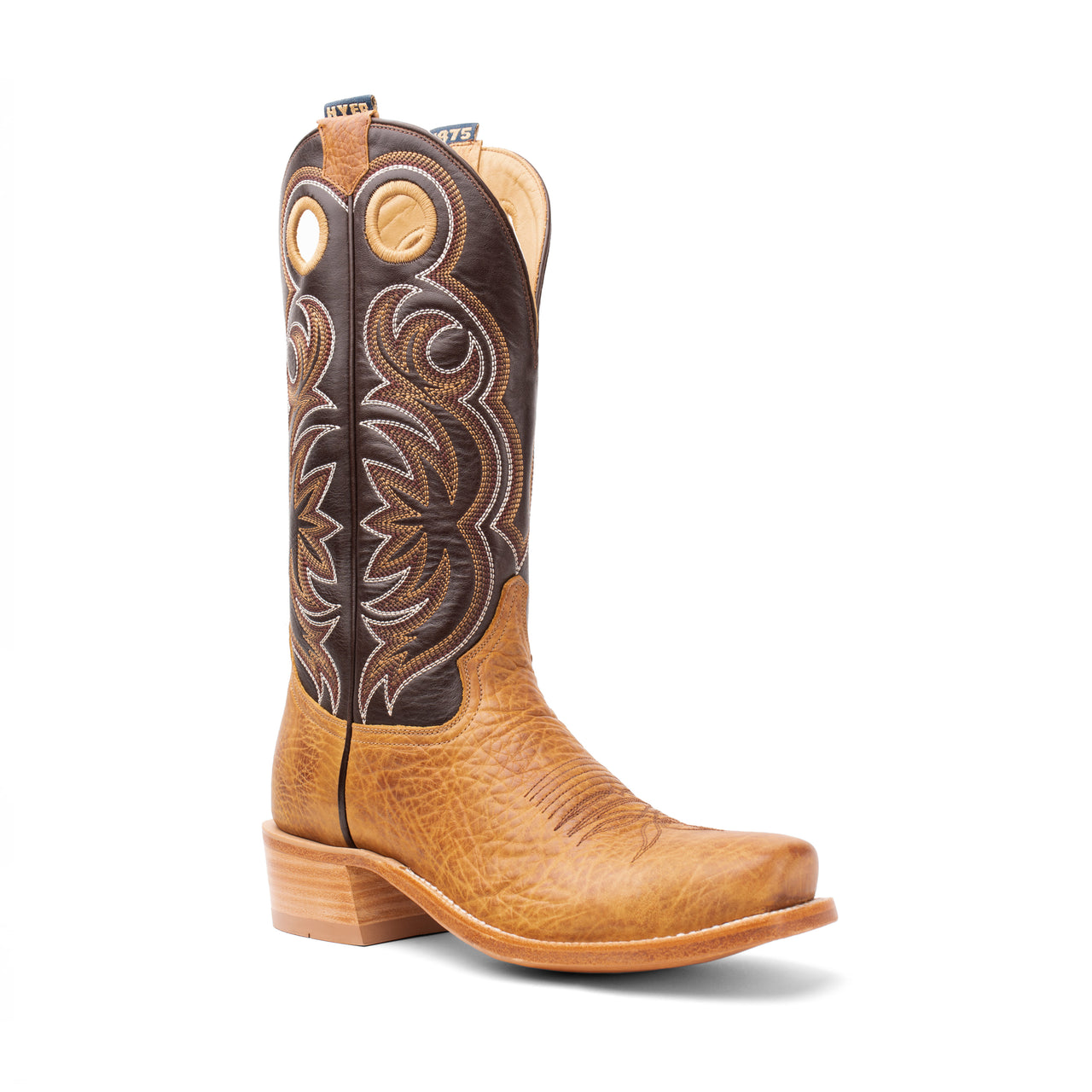 Hyer Men's Riley Western Boot- Tan