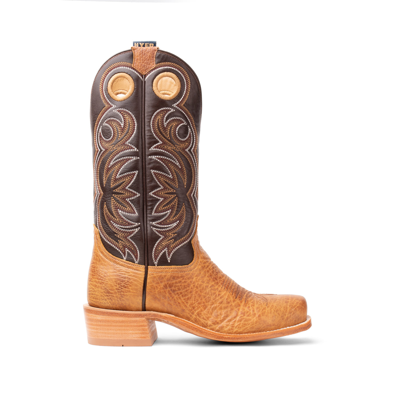 Hyer Men's Riley Western Boot- Tan