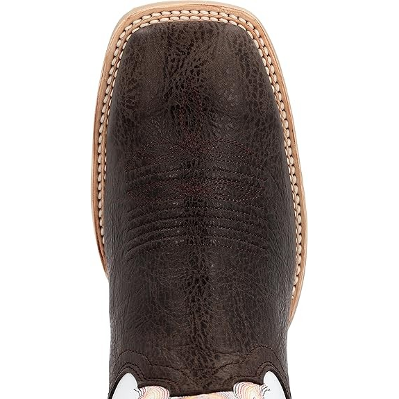 **Durango Men's Oth 12" Western Boot Chocolate Brown/White