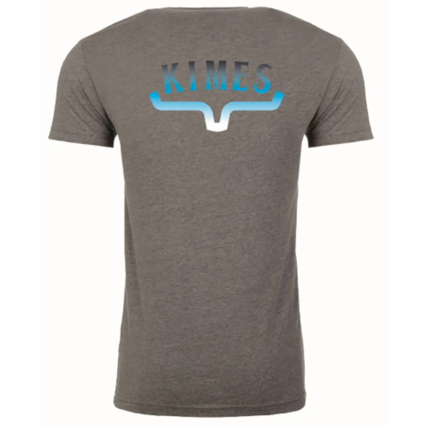 Kimes Men's Huxton Fade Short Sleeve Shirt-Grey Heather