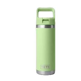 Yeti Rambler 532ml Straw Bottle w/Colour-Matched Straw Cap -Key Lime