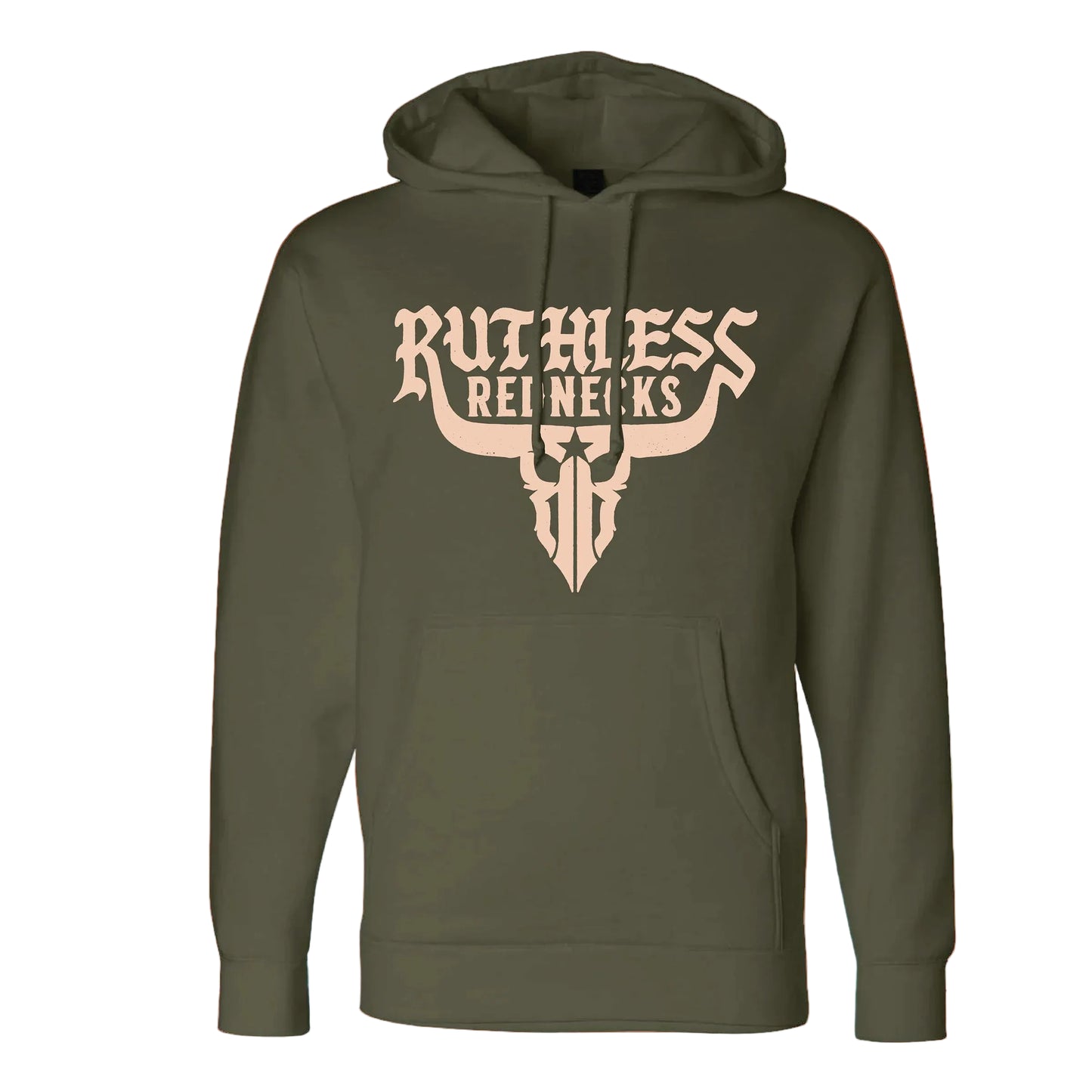 Ruthless Rednecks - Raw Talent V2 Supercharged Hoodie - Army