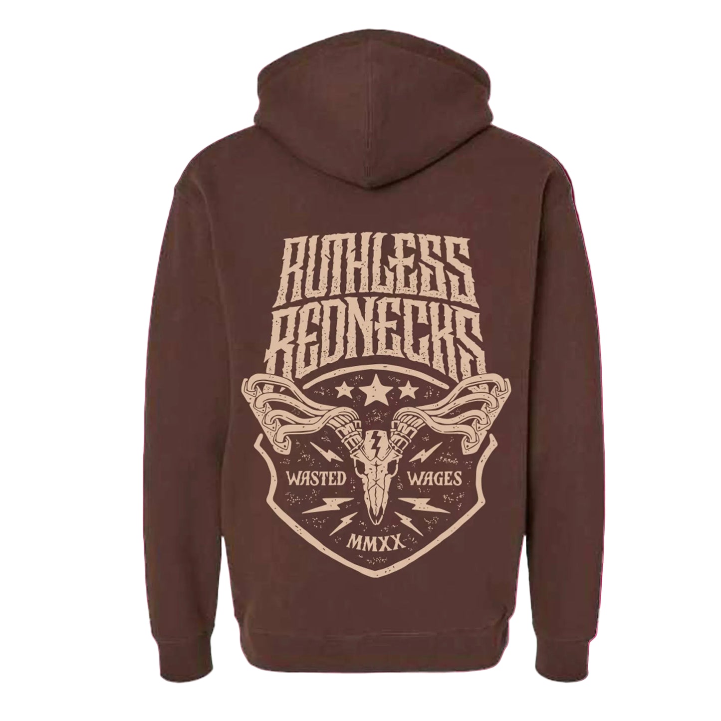 Ruthless Rednecks - Roadkill Supercharged Hoodie - Brown