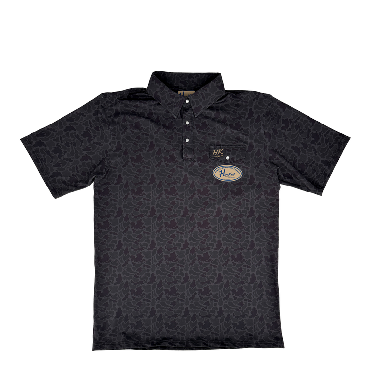 Horn Knot Short Sleeve Performance Polo Shirt