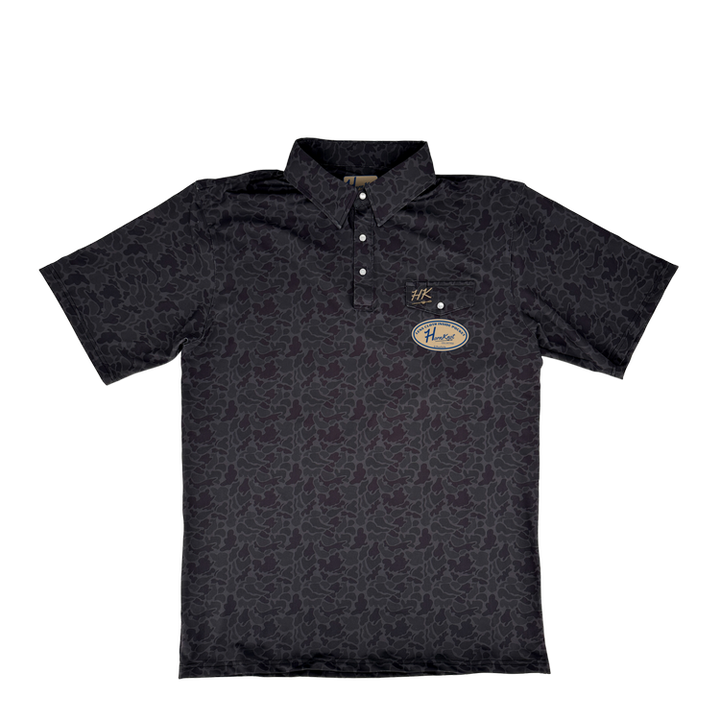 Horn Knot Short Sleeve Performance Polo Shirt