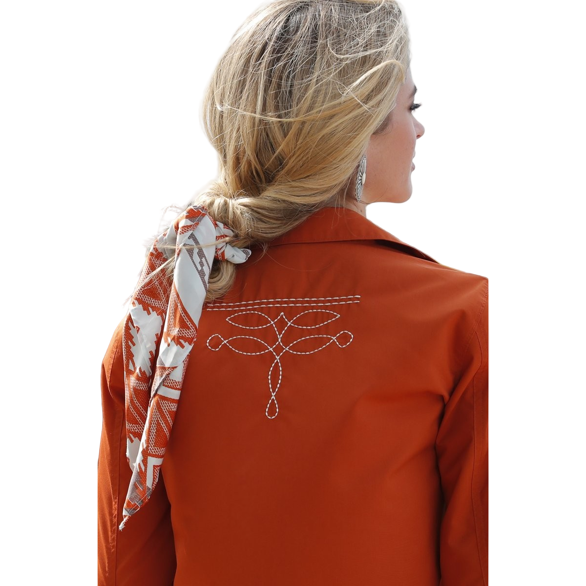 Cruel Women's Long Sleeve Western Shirt- Brown