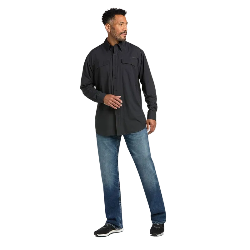 Ariat  Men's Venttek Outbound Classic Long Sleeve Shirt - Black