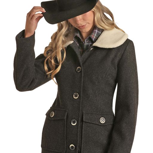 Rock & Roll Women's Wool & Berber Coat