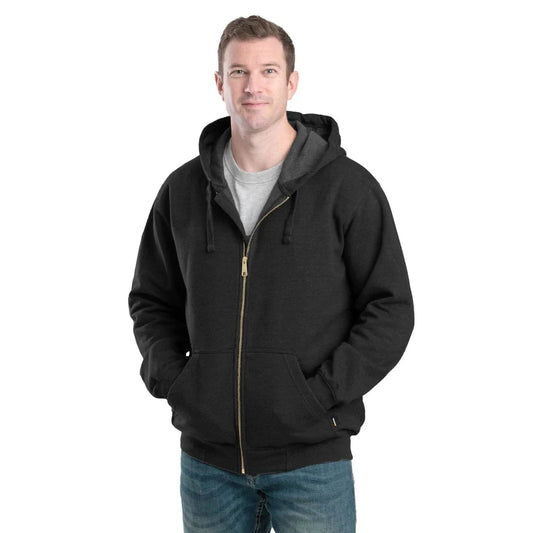 Berne Men's Iceberg Hooded Sweatshirt - Black