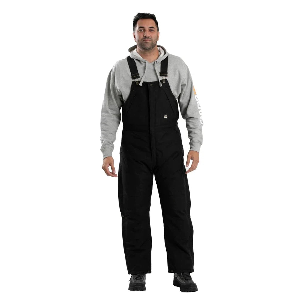 Berne Men's Icecap Insulated Bib Overalls - Black